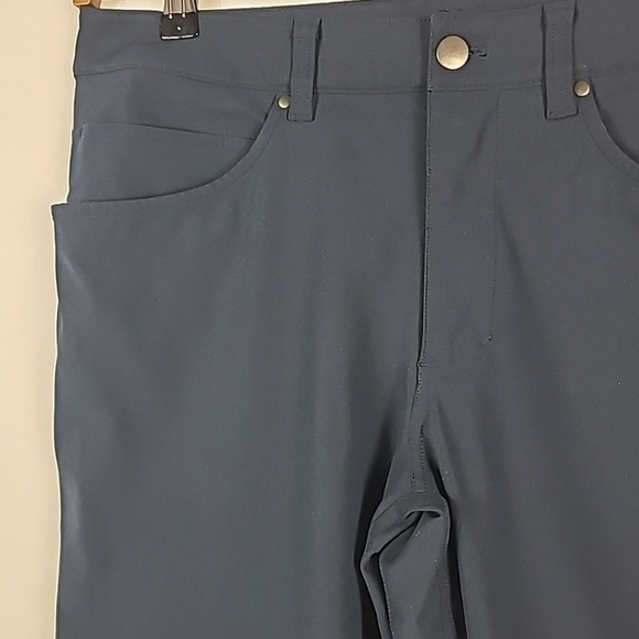 Lululemon Men's ABC Classic 5 Pocket Warpstreme Blue Trouser Pant 32x32 EUC - Picture 3 of 9